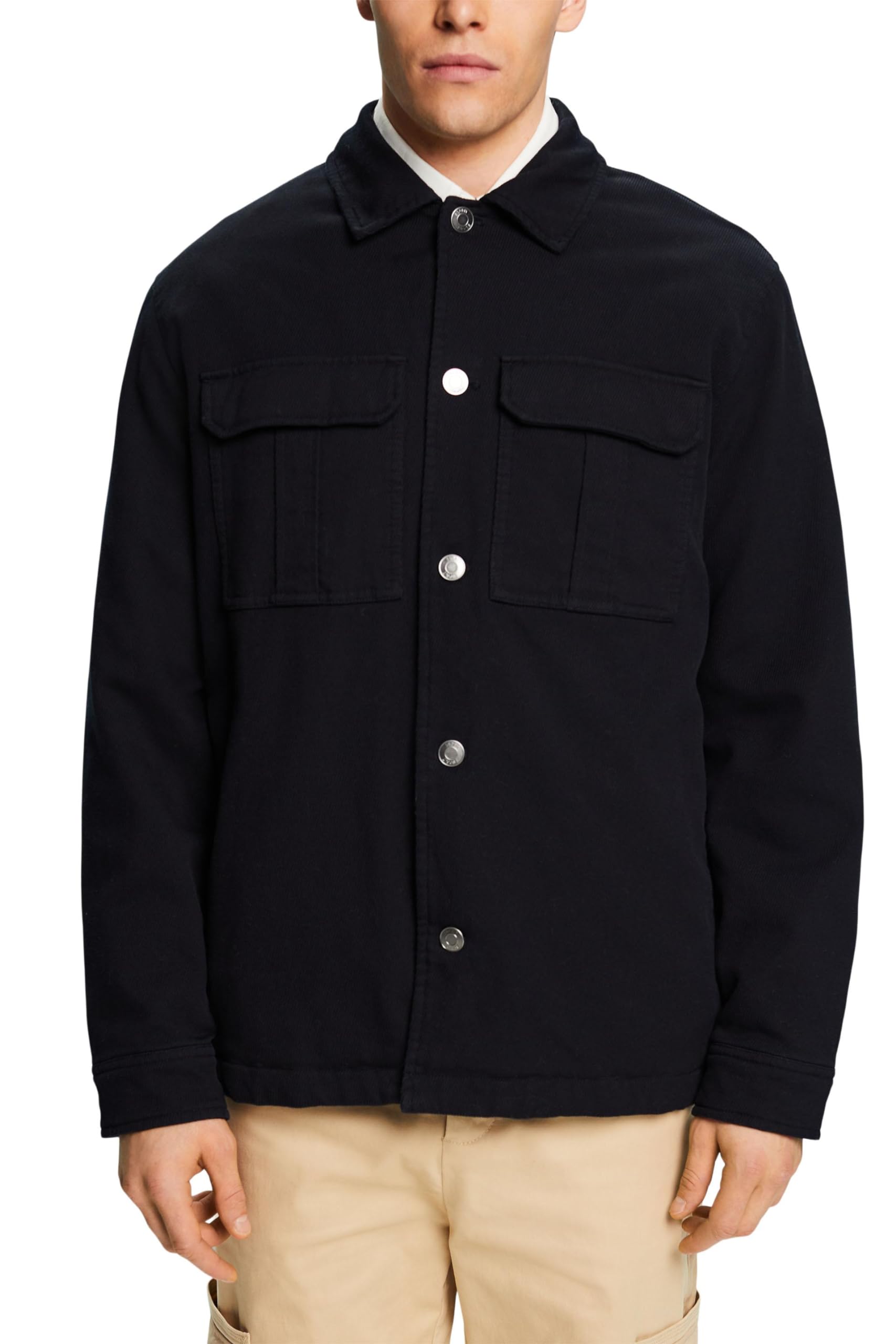 ESPRIT Men's 103EE2G317 Jacket, 001/BLACK, XL