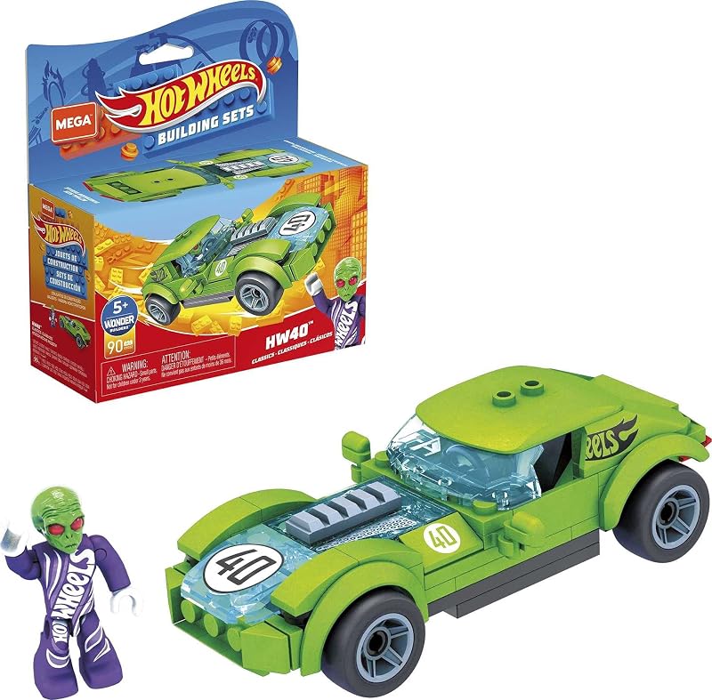 Hot Wheels Mega HW40 Vehicle Building Set - 90 Piece