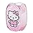 Sanrio Hello Kitty Pop-Up Hamper,Collapsible Laundry Basket with Durable Handles,Lightweight Storage Bin for Kids\' Bedroom, Nursery, or Playroom,Pink