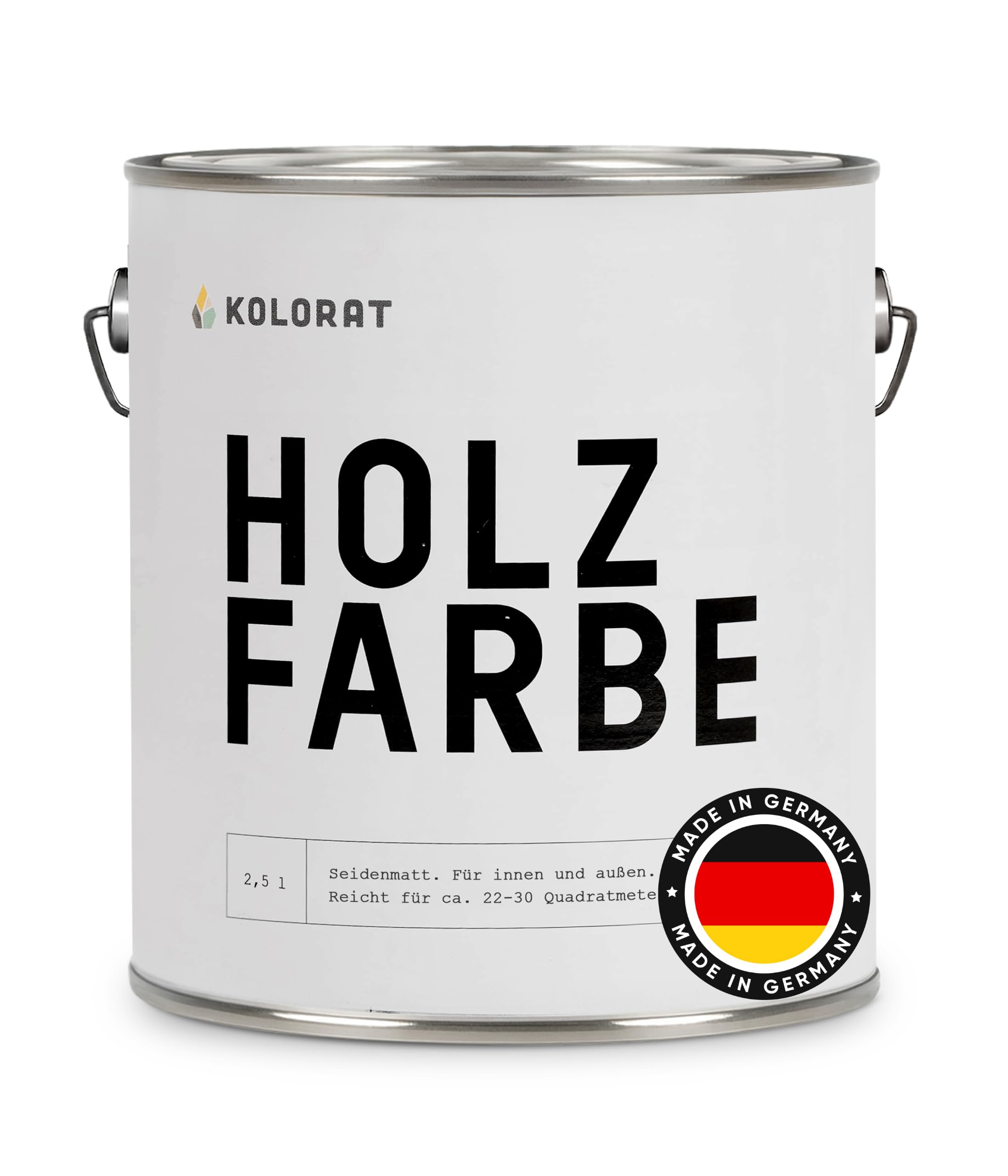 Kolorat® Holzfarbe personalisiert 2.5L | Wetterfeste Wunschfarbe