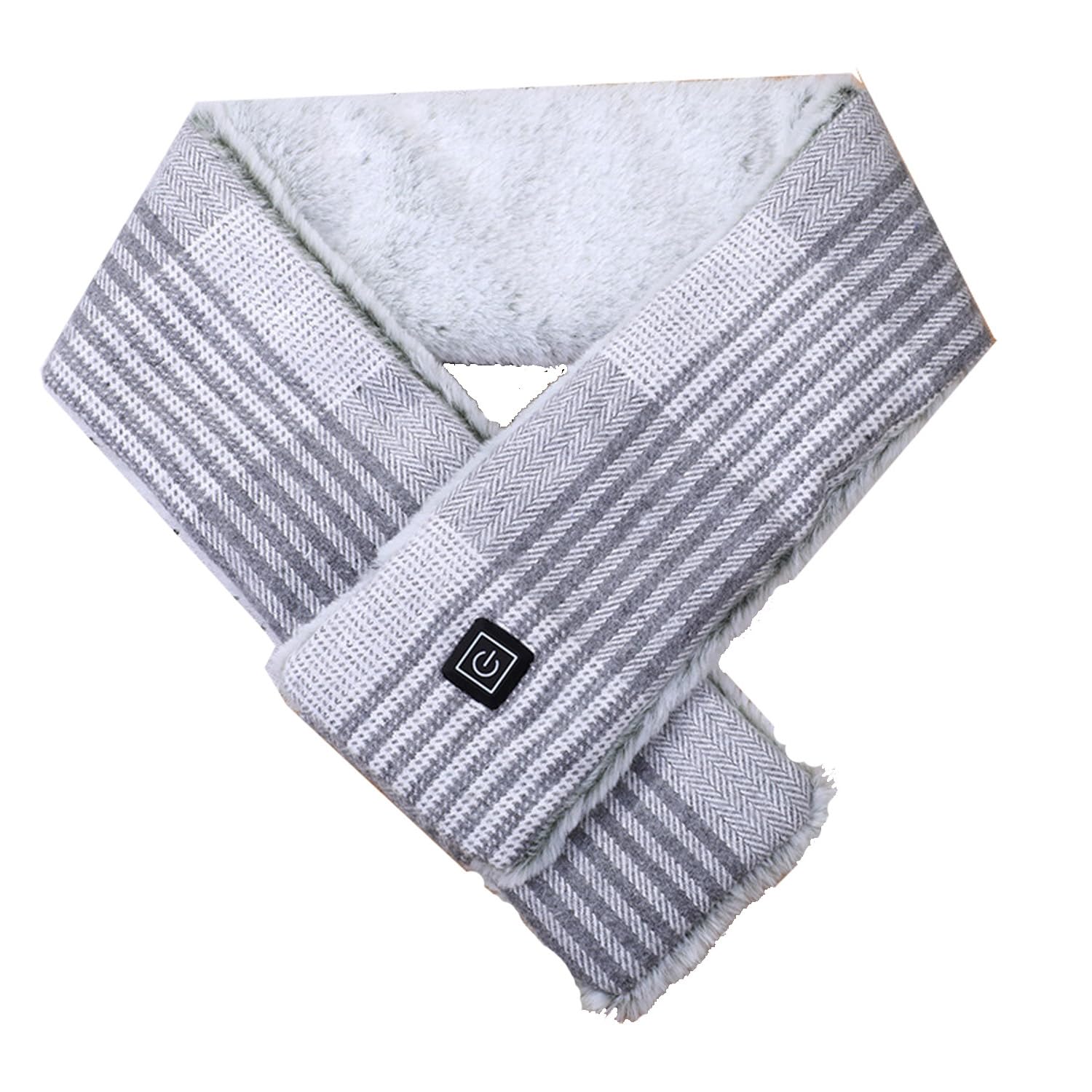 Ceuku Heated Neck Scarf for Neck Warmer, Rechargeable Electric Heated Neck Warmer with Battery, 3 Heating Levels, Electric Heating Pad, Heated Neck Wrap for Men/Women Outdoor, Skiing