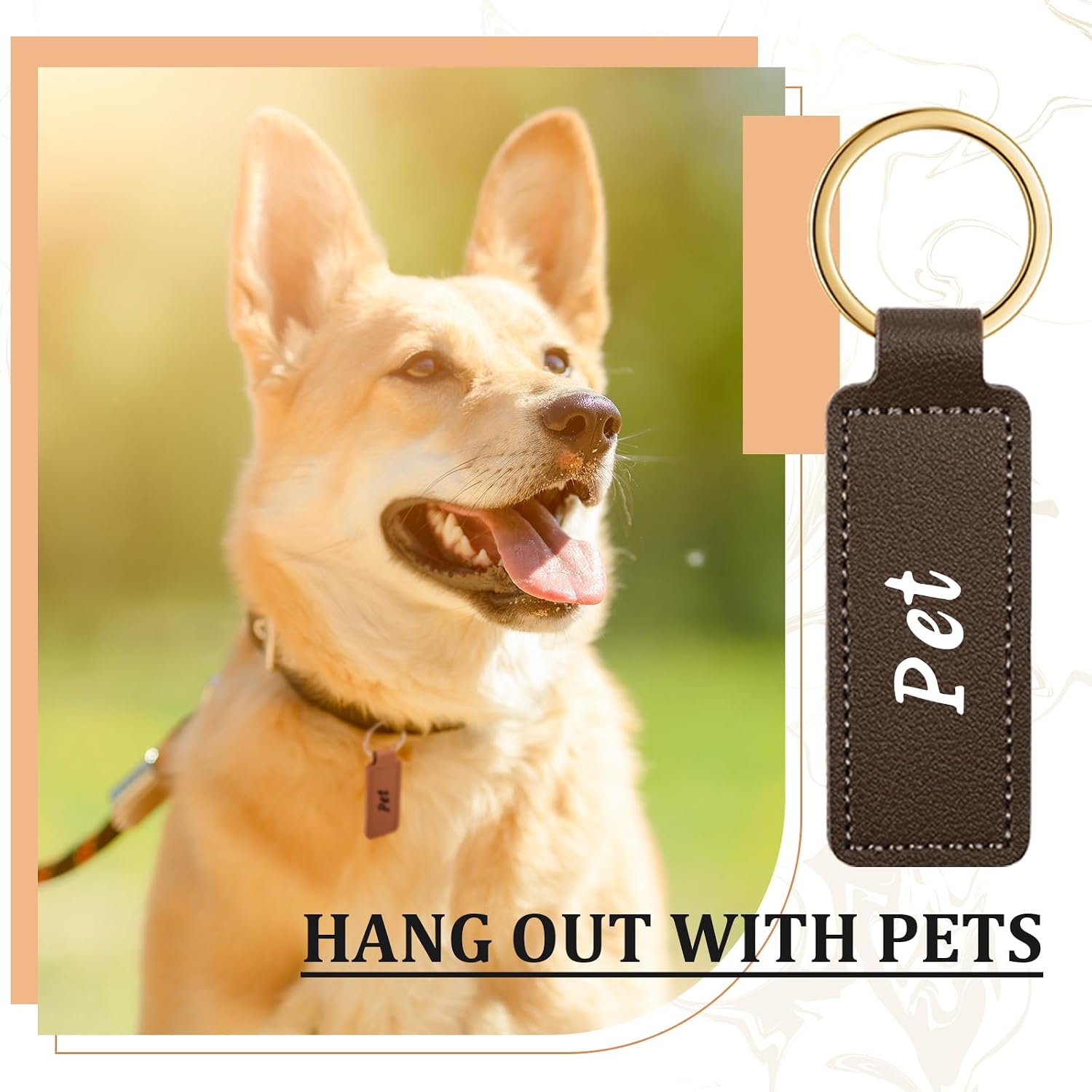 Leather Keychains Blank Bulk PU Leather Laser Engraving Keychains Gift for Men Women Christmas Birthday