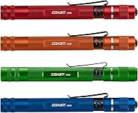 Vista 13 de Coast HP3R - Linterna LED recargable de 500 lúmenes con foco giratorio, Azul