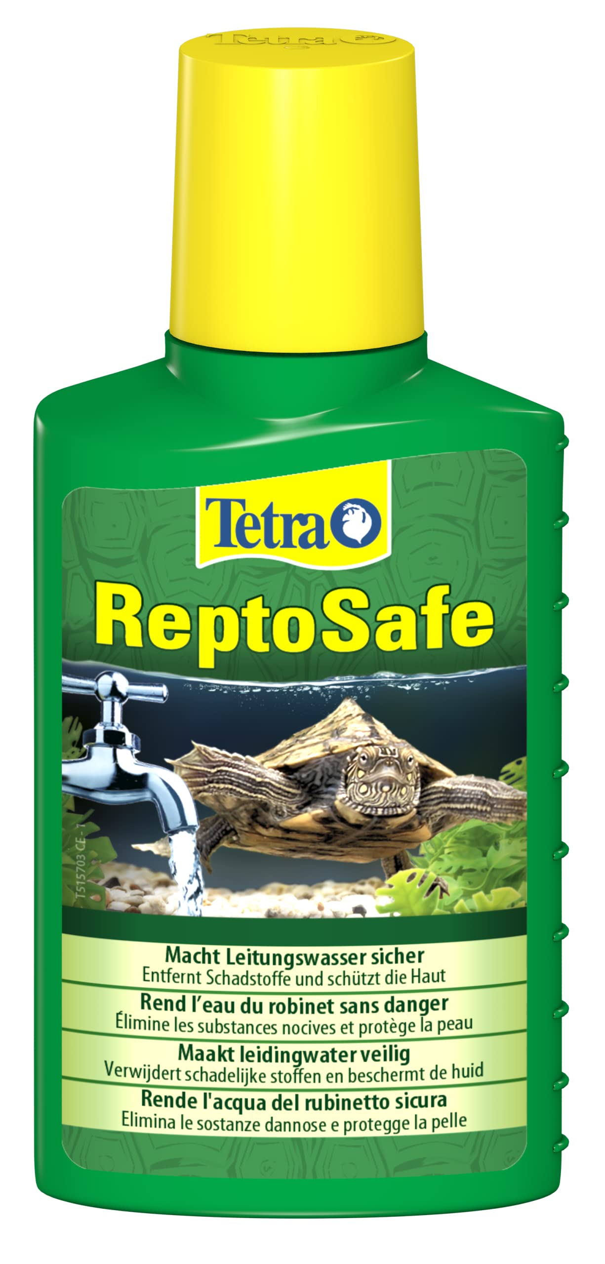 Tetra ReptoSafe 100 ml - Neutraliza los componentes nocivos y garantiza que el agua del grifo sea segura para los reptiles acuáticos, tales como tortugas y anfibios