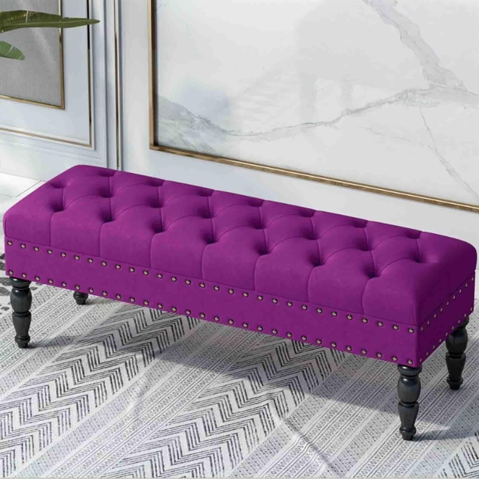 Repose-pieds de magasin de vêtements et lit tabouret de chambre