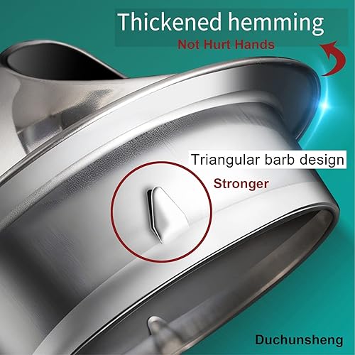 Miniatura 5 de DUYULIANG Cubierta de ventilación para secadora de ventilador, extractor externo de ventilación de acero inoxidable 304, tapa de salida de