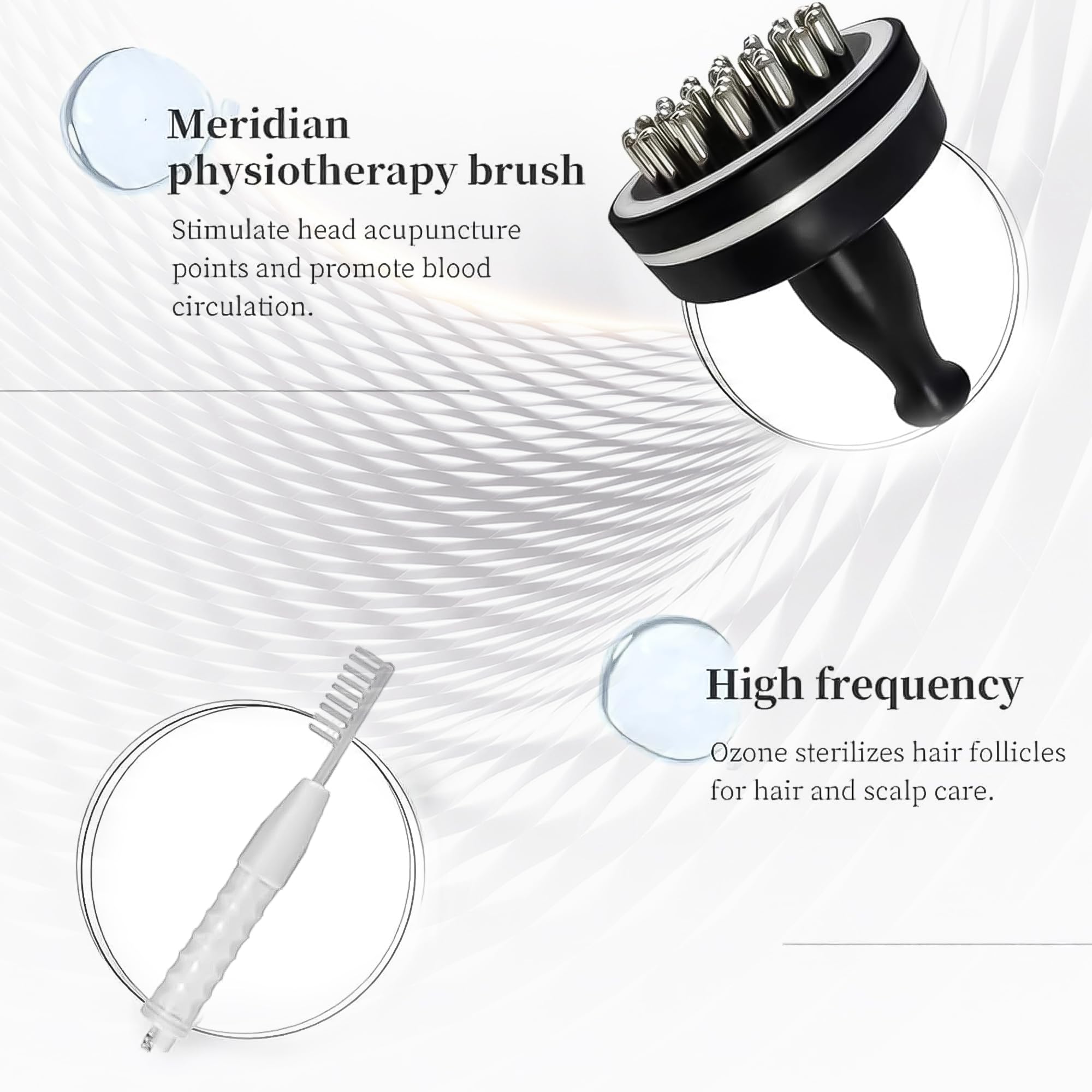 Macchina analizzatore di cuoio capelluto per la pelle/capelli professionale-Rilevatore di microscopio digitale 7 in 1 per diagnosi follicolo/acne/psoriasi, salone spa e dermatologo