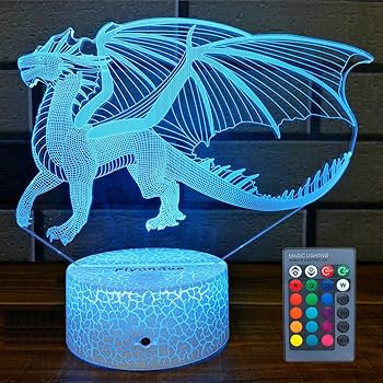 FlyonSea Dragon Gifts Dragon Light 16 Color Changing Dimmable Kids