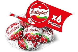 Babybel Original Vegan Cheese, Dairy-Free Snack, Plant-Based, 6 Count, 4.2 OZ