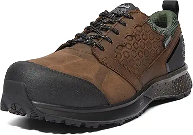 Timberland PRO Mens Reaxion Composite Safety Toe Waterproof Industrial Hiker Work Shoe