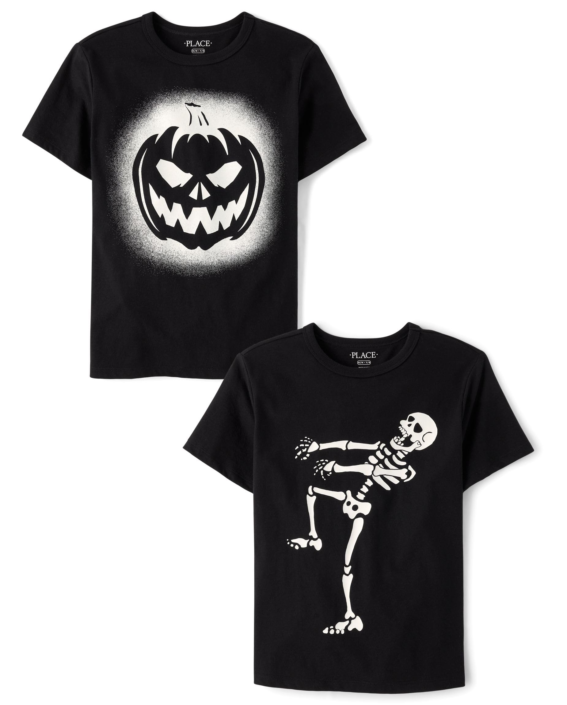 The Children's Place Boys' All Holidays,Birthdays Short Sleeve Graphic T-Shirts,2 Pack