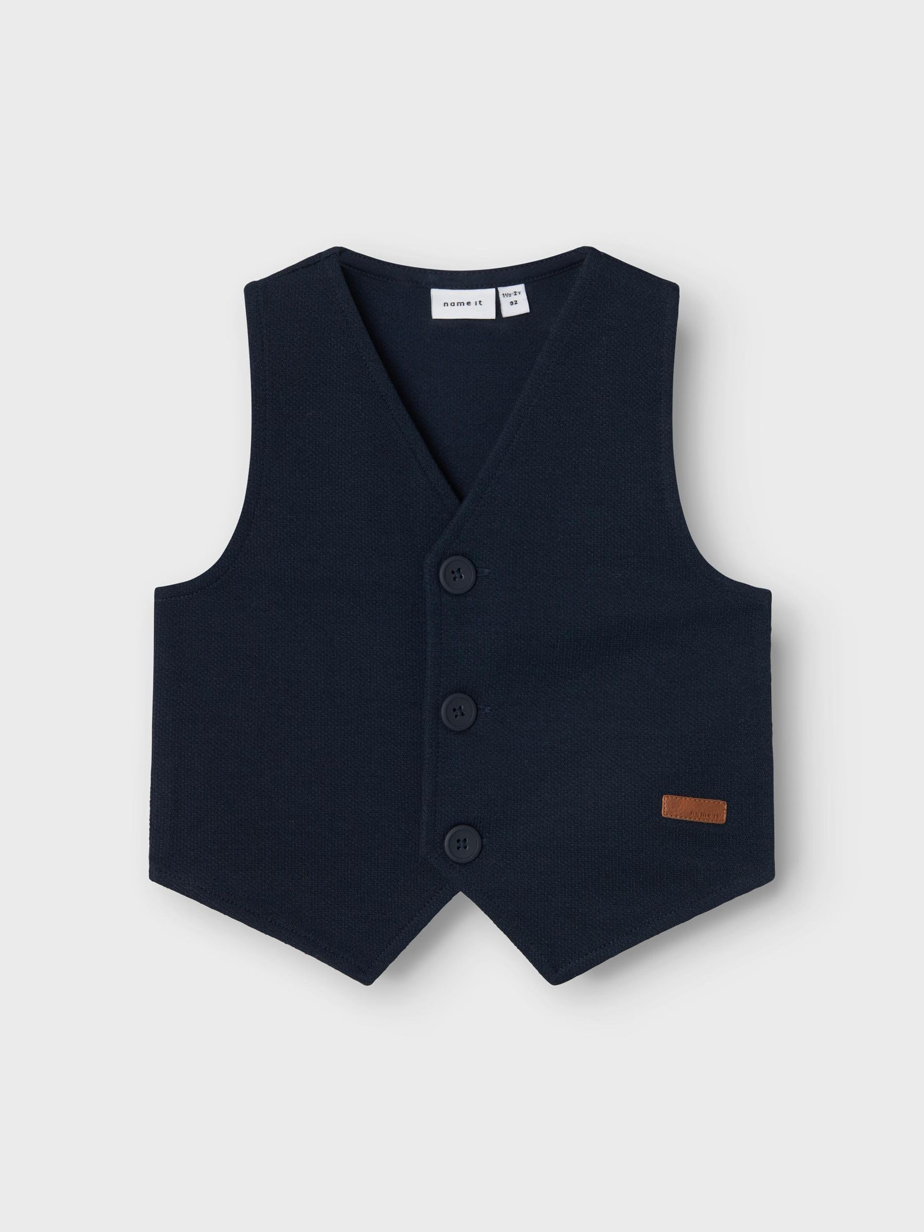 NAME IT Nmmrobino Vest UNB Chaleco de Punto para Niños