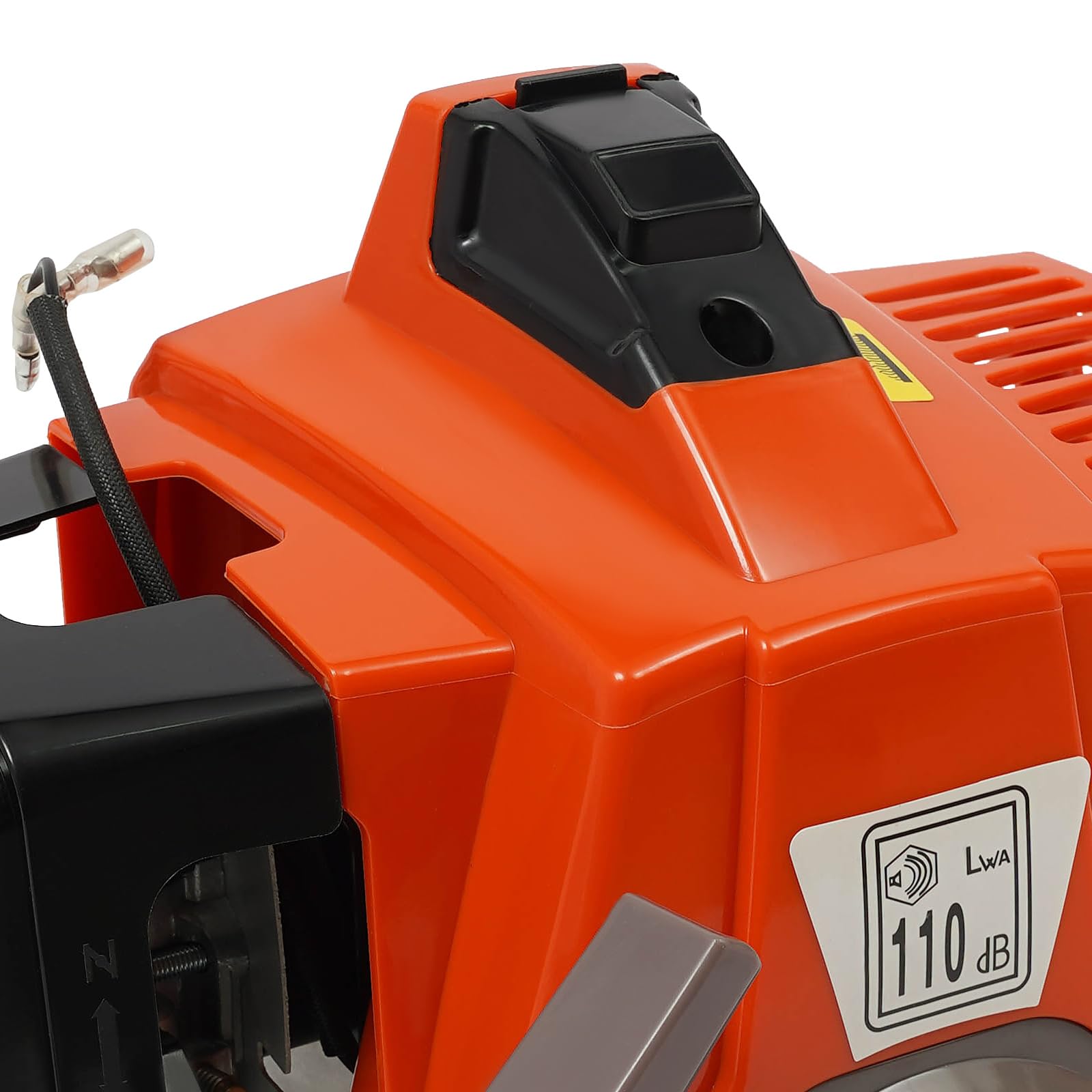 Motor de gasolina profesional de 63 cc para desbrozadora, 8500 rpm, motor universal de 2 tiempos, hasta 70 minutos de autonomía, motor de repuesto de 3 HP para cortacésped, cortasetos, depósito de 1 L