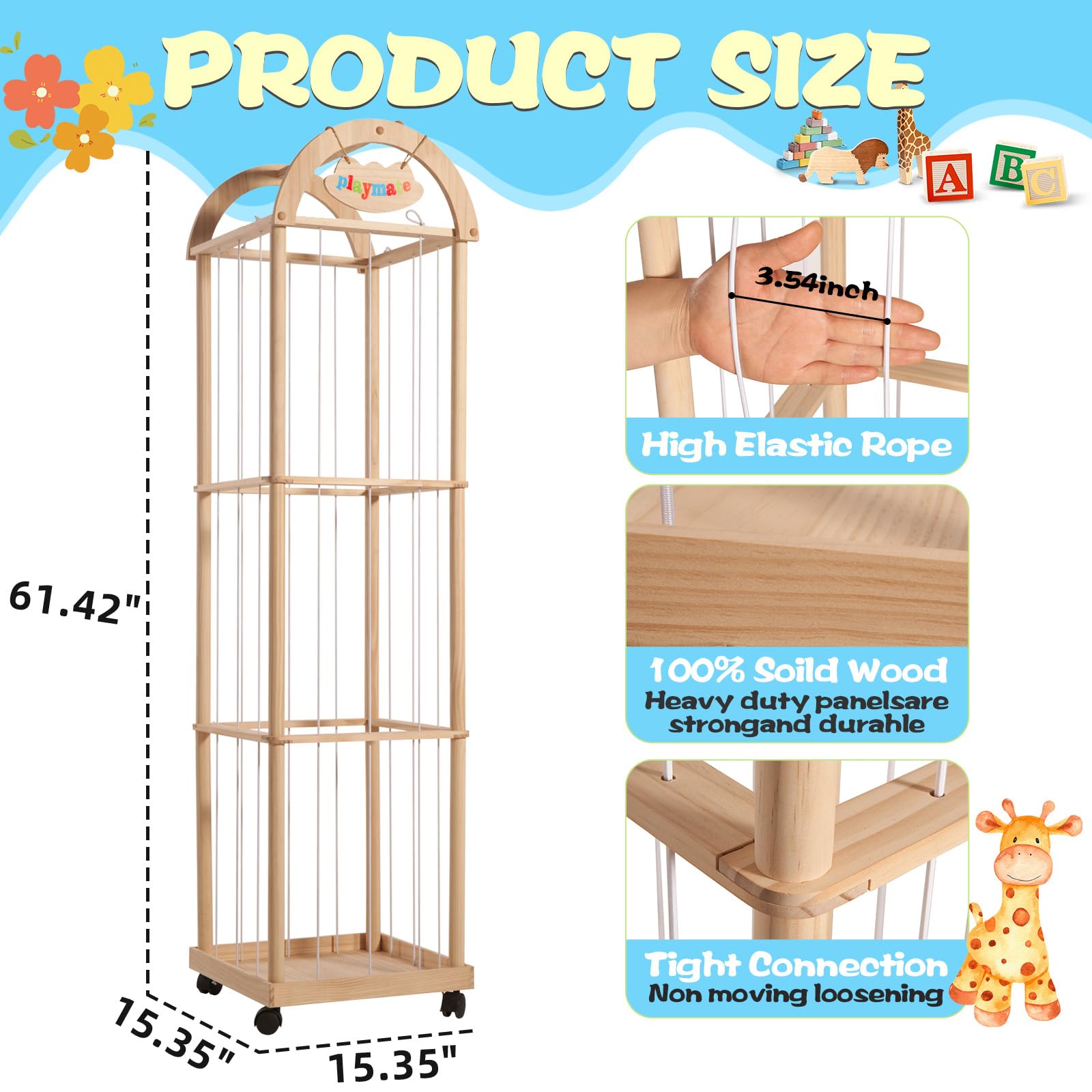 Quewoll Stuffed Animal Storage & Organizer, 61