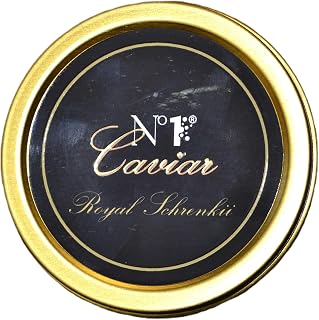 N°1 Caviar/Kaviar Royal Schrenckii, Amurstör, 250g Dose schwarzer Störkaviar – Malossol