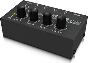 Amplificador de Fones de Ouvido com 4 canais HA400, Behringer