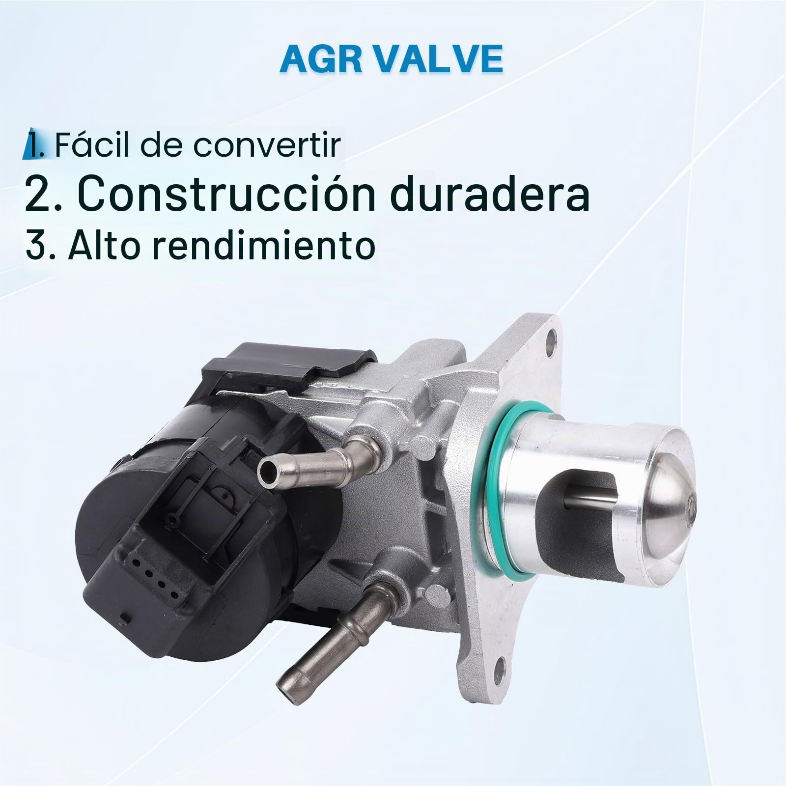 Reemplazo de válvula EGR para E60 E61 E70 E72 E81 E82 E83 E84 E90 E91 E92 E93 X1 X3 X5 X6 N47 N57 Accesorio para coche Números de pieza: 11717805447 11717810871