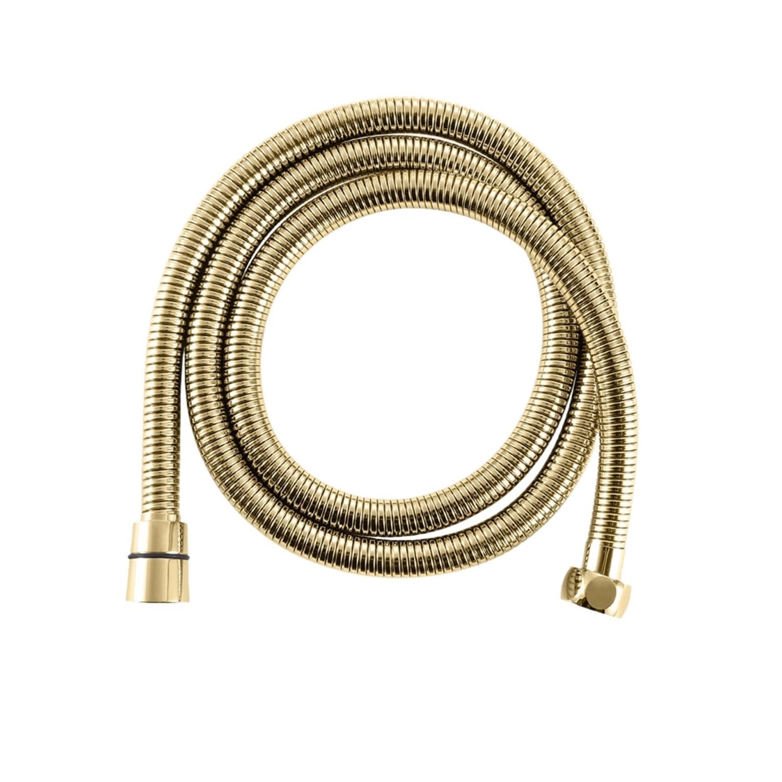Stain Steel Shower Shower Accessories Handheld Shower Hose(Polished Young Gold,150cm)