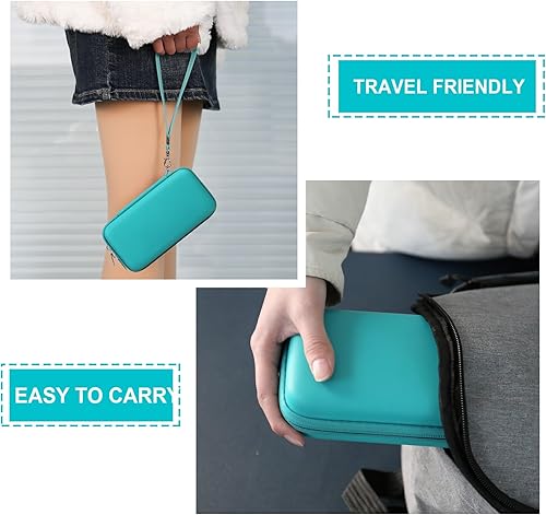 Miniatura 5 de Supmay Funda de viaje rígida para My Arcade Atari Pocket Player Pro, sistema de videojuegos portátil, funda de protección de juegos de mano con