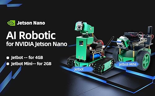 Vista 12 de Yahboom Jetson Nano 4GB Robotic Jetbot Mini AI Programable Python Robot Kit ROS Starter para Universidad (4GB Ver Jetbot Mini con Nano 4GB)