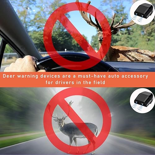 Miniatura 5 de Dickno 4 PCS Deer Whistles for Car, Auto Save Deer Whistles Repellent Devices, Deer Warning Whistles Avoids Collision, Universal Animal Alert