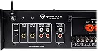 Vista 3 de Rockville RCS180-6 180W 6-Zone 70v Commercial Amplifier, Bluetooth, USB/SD/RCA, Mic, Optical Inputs, FM, for Restaurants/Offices