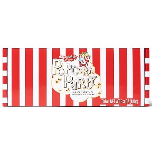 Miniatura 7 de Thoughtfully Gourmet, muestra de condimentos para fiestas de palomitas de maíz, kit de condimentos vegetarianos para palomitas de maíz incluyen maíz