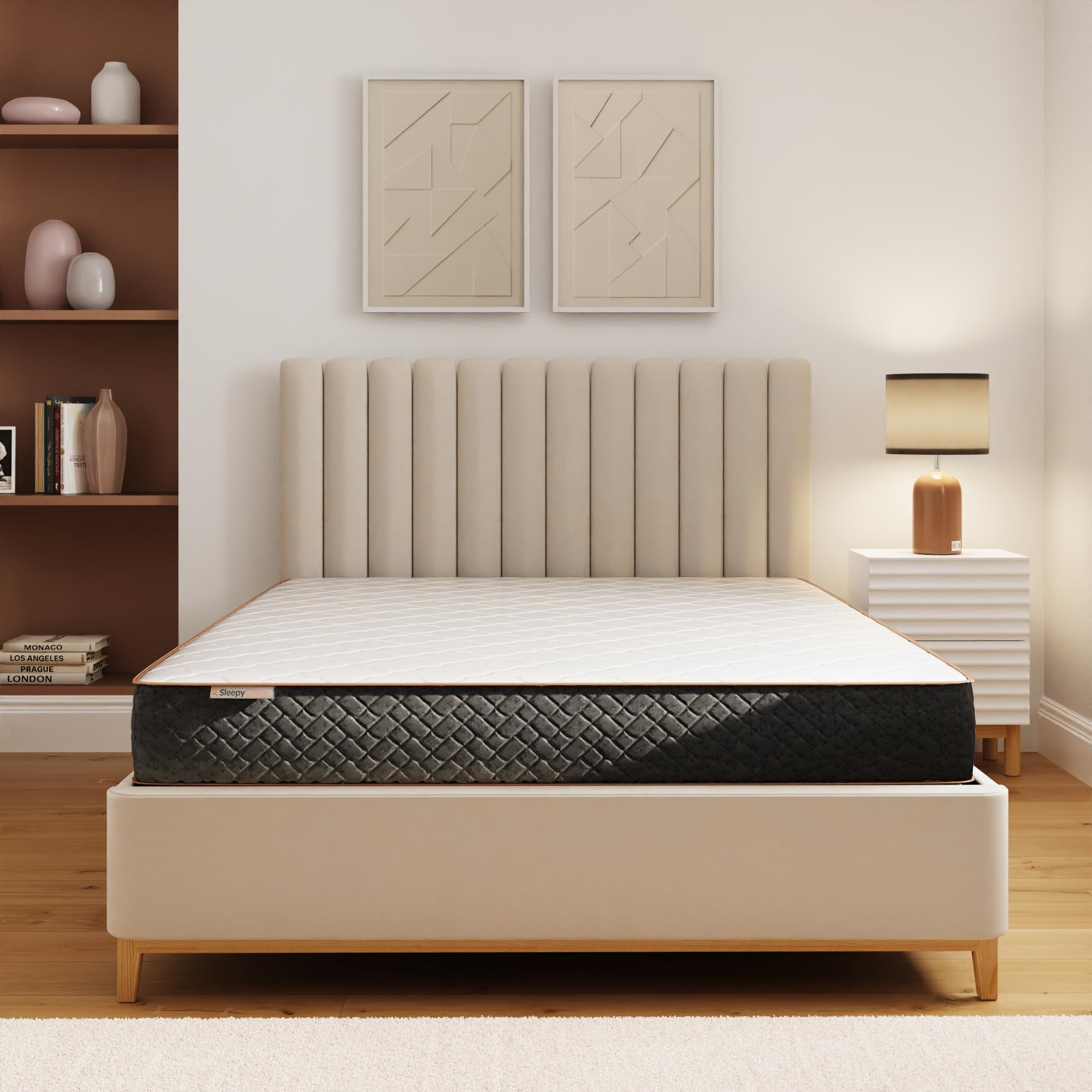 Sleepycastle Pocket Sprung King Mattress 150Cm White from B&Q