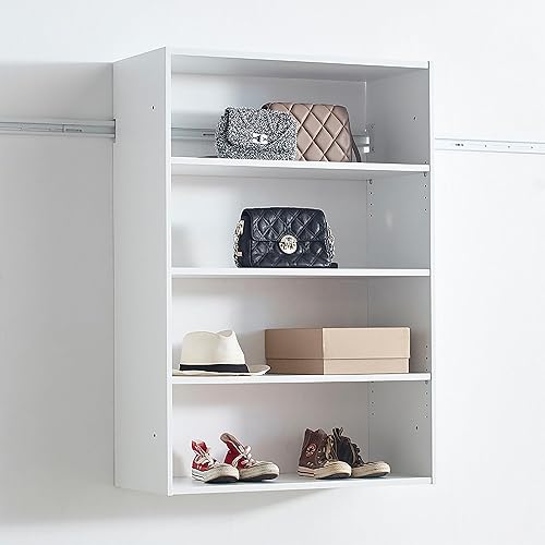 Miniatura 3 de White Wall Mounted Wood Closet System SF160