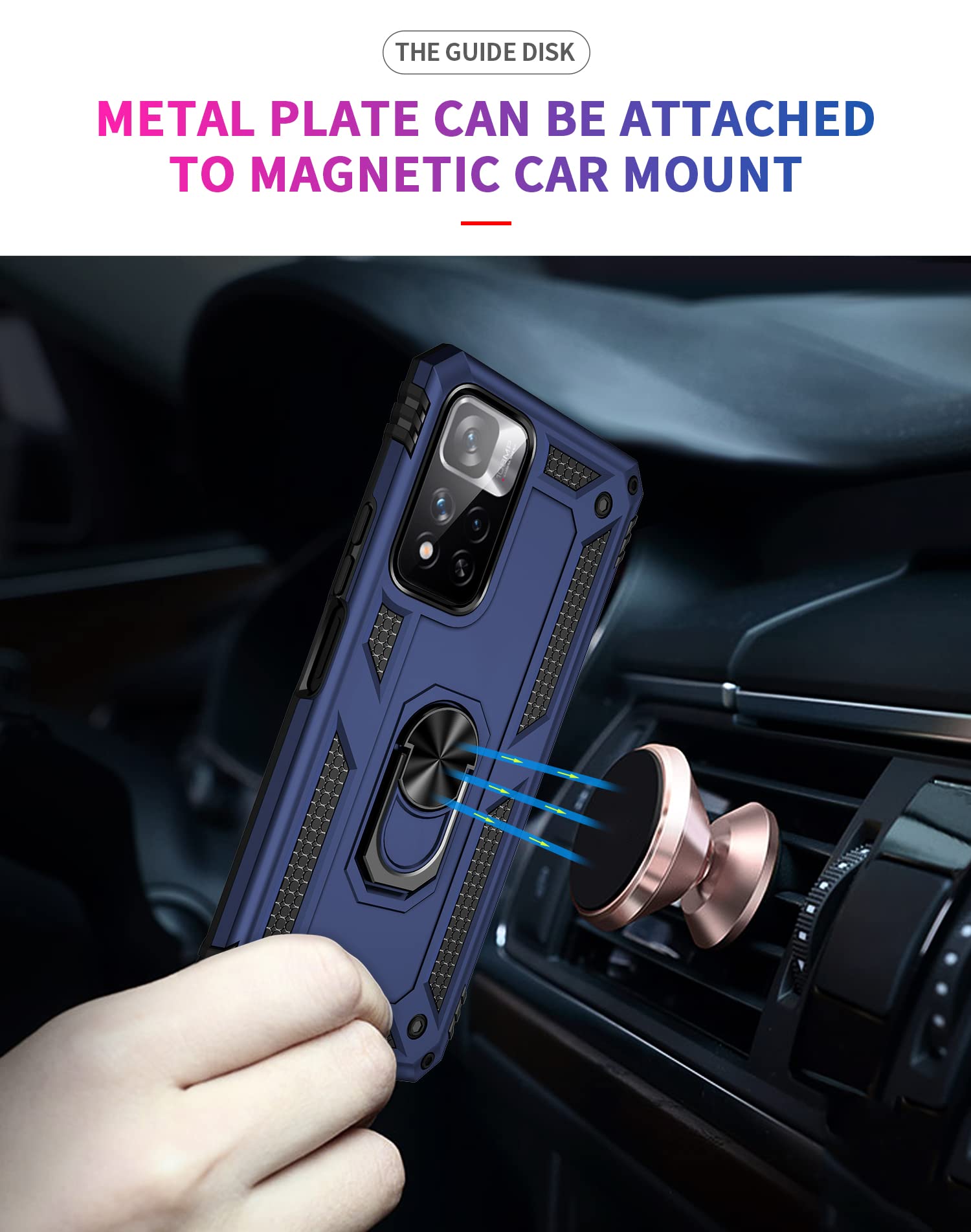 Acquista Custodia In Vetro Temperato Premium Con Disegni Xiaomi Redmi Note 11 Pro4g/5g 4 Disegni - Foto 5