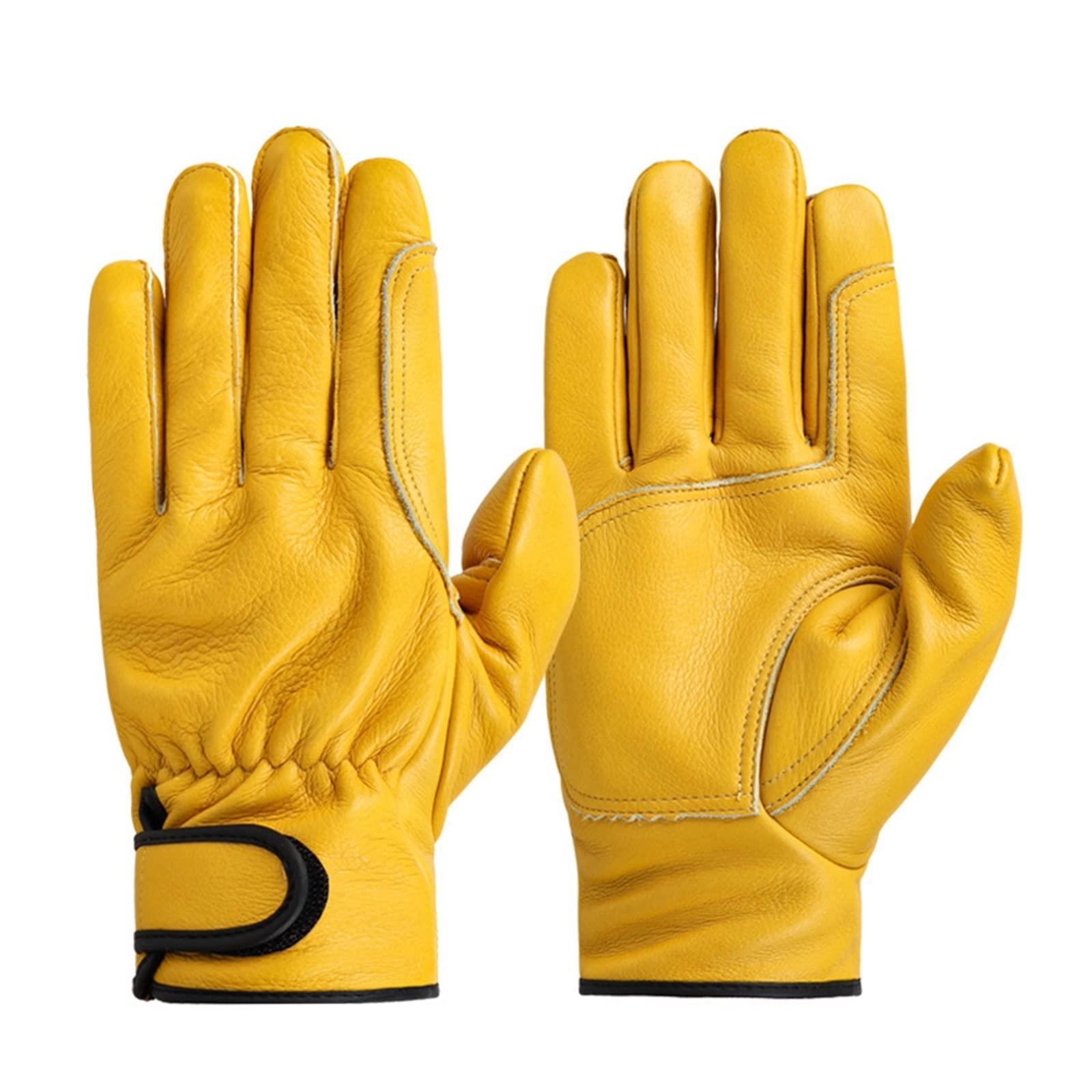 Welding Supplies Work Gloves Leather Workers Work Welding Safety Fireproof Welding Leather Gloves Welding Gloves(B,XXL)