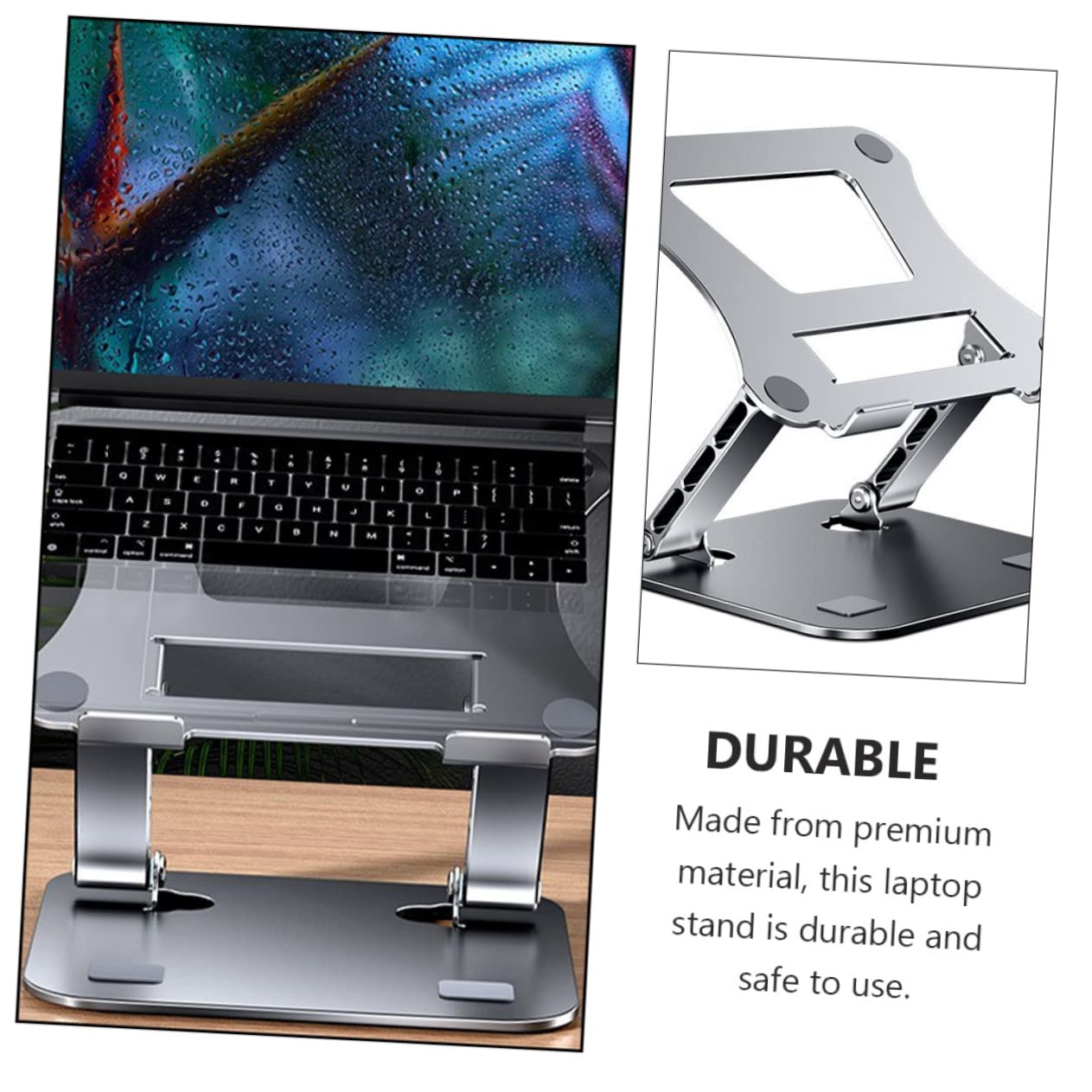 1Pezzi Laptop Ventilato e Ergonomico per Scrivania e Compatibile con Notebook