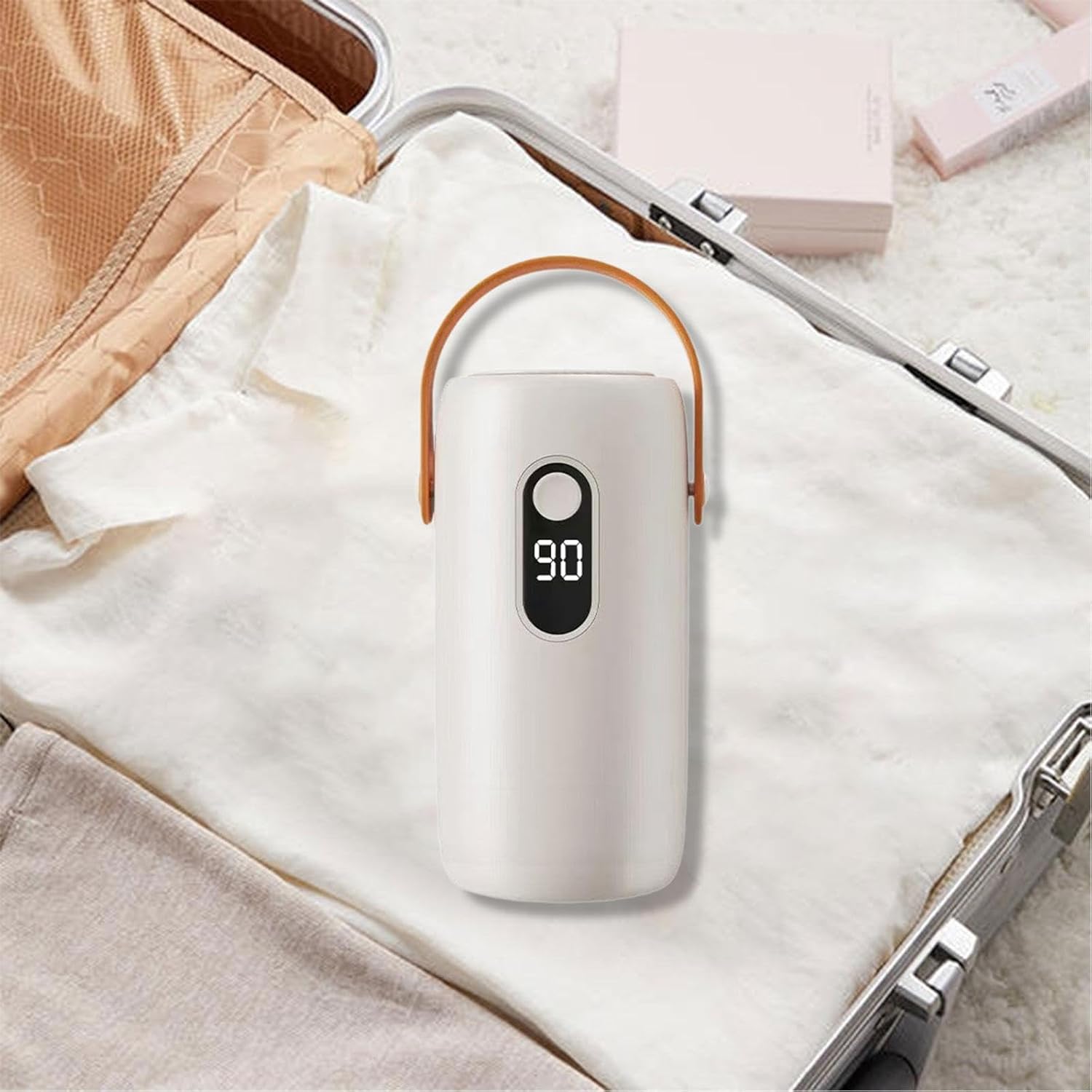 Portable Clothes Dryer, 200W Folding Travel Dryer with Bag, Compact for Hotel Dorm Business Trips