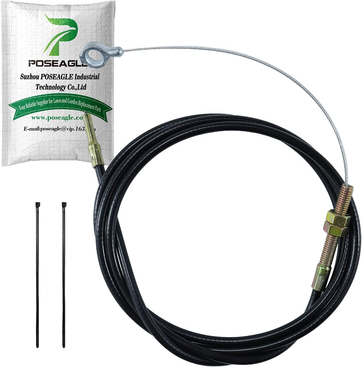 POSEAGLE 71" Throttle Cable Line Wire Clutch Cable with 63