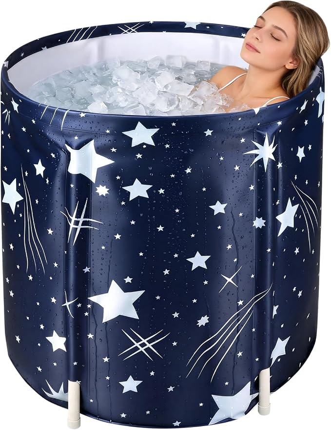 Amazon.com: STARBRILLIANT Portable Foldable Bathtub, Collapsible Adult