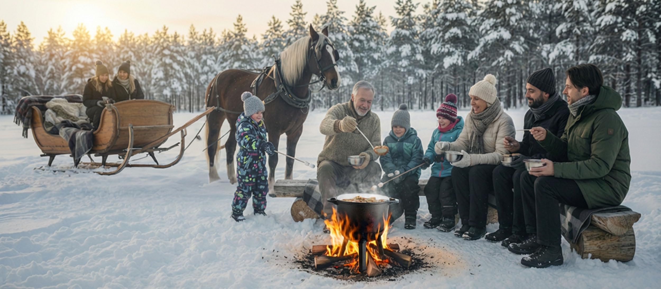 Berdsen Gusseisen Topf 8 L Dutch Oven - Emailierter Feuertopf für Lagerfeuer und Grill - 2-in-1 Deckel als Pfanne nutzbar - mit 3 Beinen und Aufhängebügel - inkl. Rezeptbuch - Schwarz