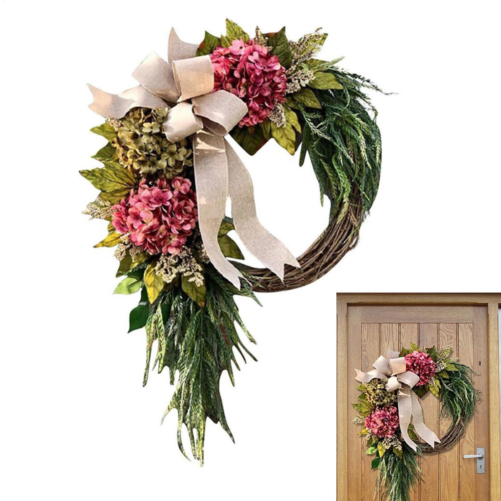 Couronne florale de porte : sublimez votre porche de ferme