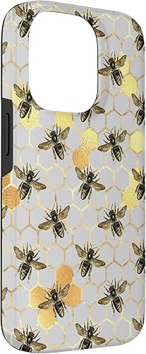 Vista 45 de iPhone XR Bumble Bee - Honeycomb Apicultor amarillo