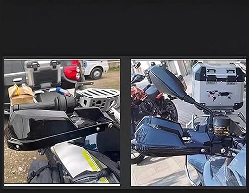 Miniatura 2 de Protector de mano de motocicleta para Benelli TRK502 TRK 502X Leoncino 500 BJ500 BJ500 Protector de mano protector de parabrisas (color naranja)