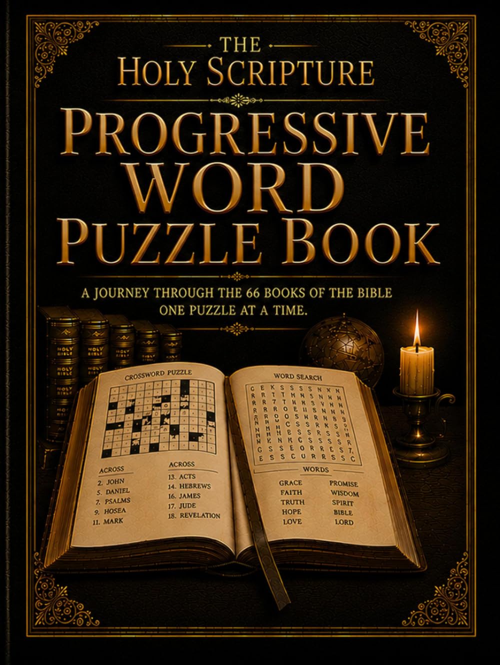 THE HOLY SCRIPTURE PROGRESSIVE WORD PUZZLE BOOK