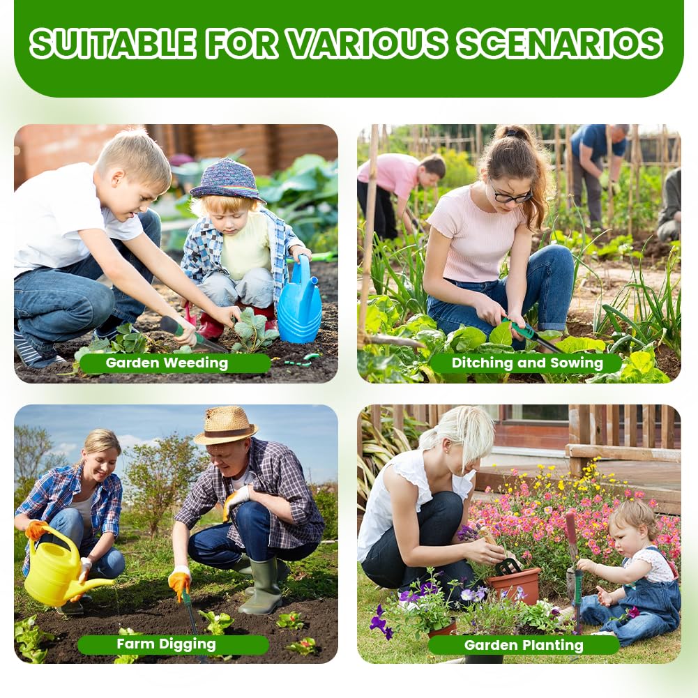 OFFCUP Extractor Malas Hierbas, Desbrozadora Manual 5 Dientes, 1pcs Desmalezador, Herramientas para Eliminar Malas Hierbas Jardineria para Césped, Terrazas y Patios — view 7