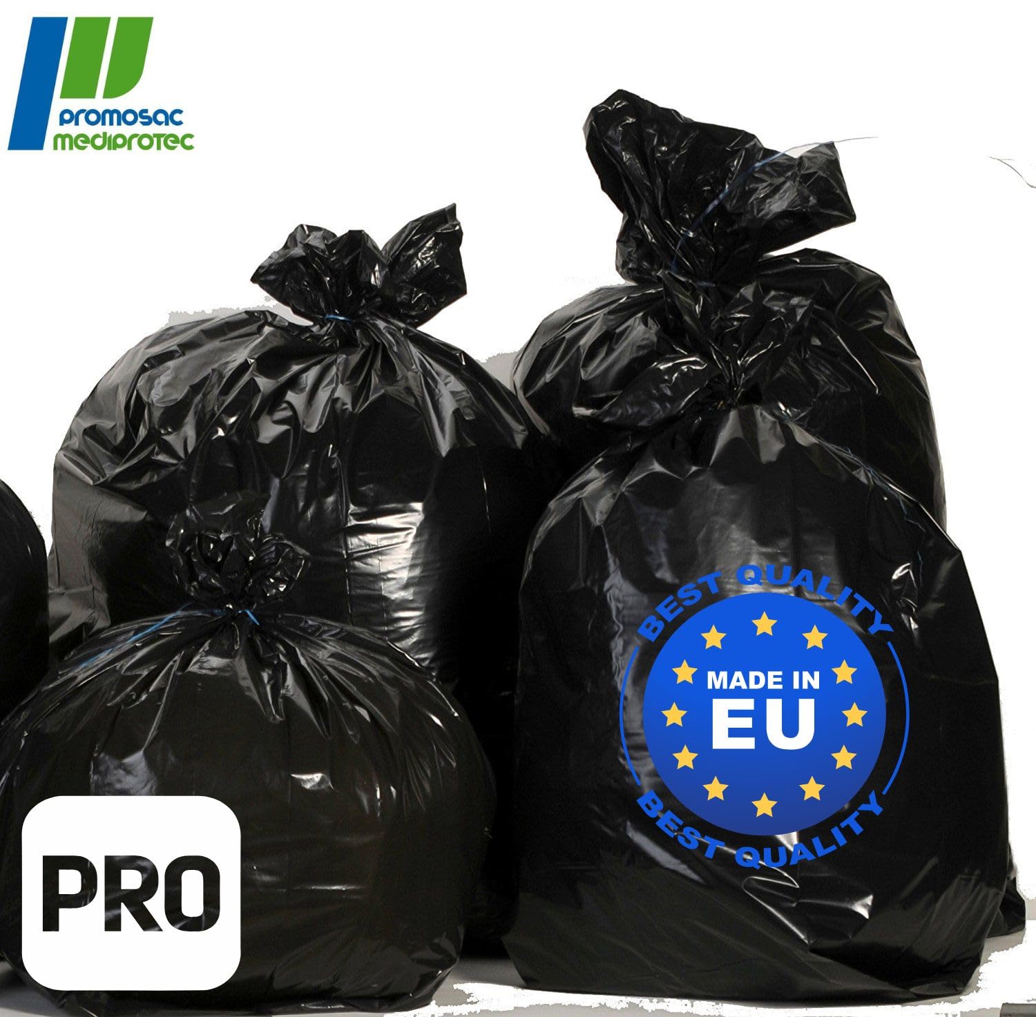 SANYGIENE | Sac Poubelle 660 Litres X50 | Housses Protection Conteneur 660L | Certfié REACH et FSC | Epaisseur 30µ | Anti Saletés - Anti Fuite - Anti Odeur | Hygiène Propreté Collecteur Déchets