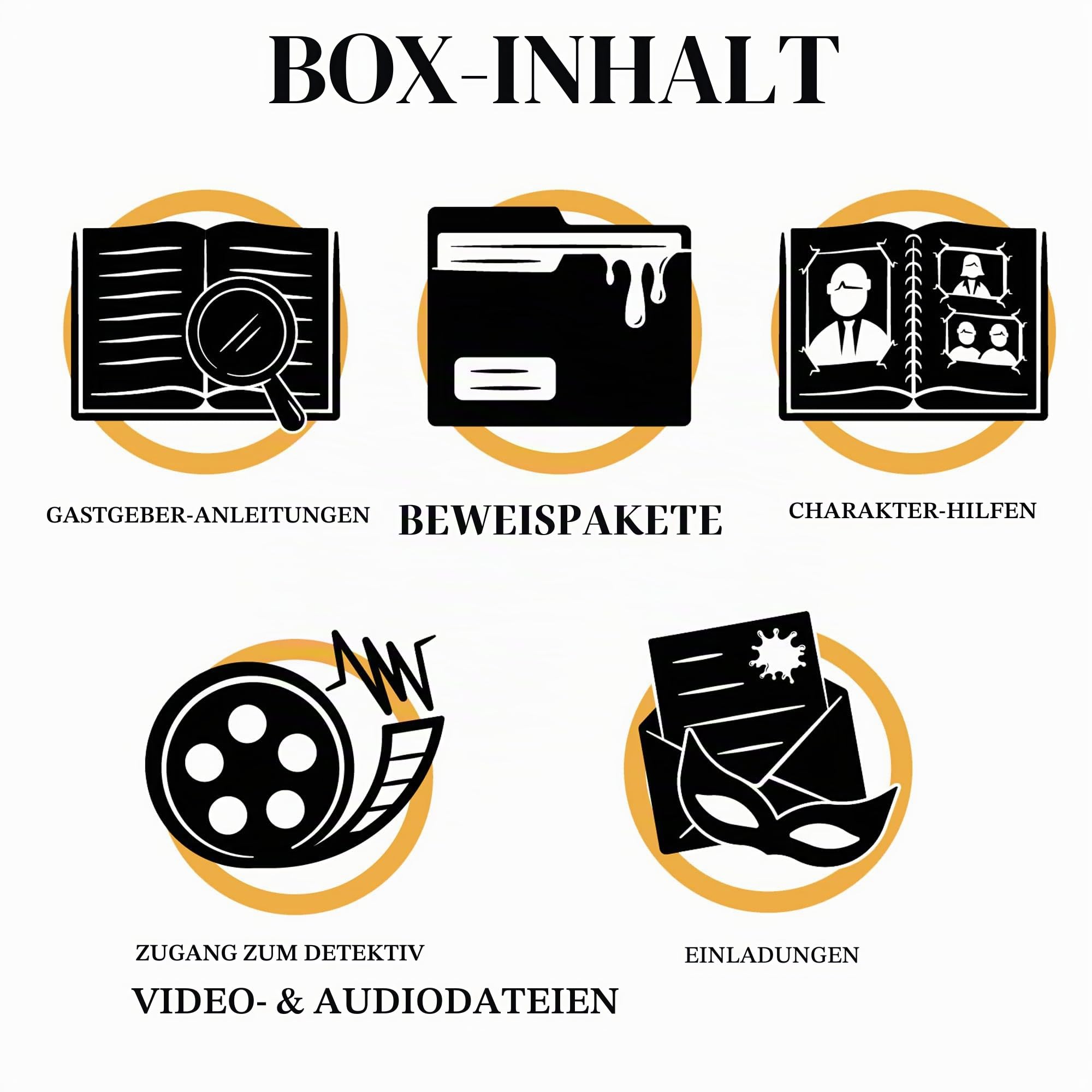 Wiederspielbares 1980er-Jahre-Mord-Mord-Dinner-Partyspiel für bis zu 20 Erwachsene – Veranstalten Sie Ihre eigene Dinner-Party-Spieleabend – 1980er-Jahre-Filme & Pop-Icons Thema Medium Englisch 4–20