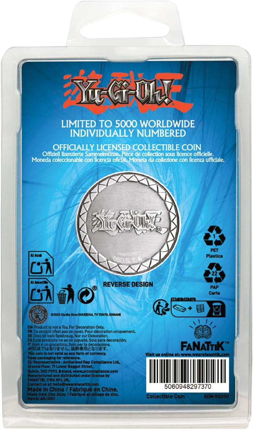 Fanattik Yu-Gi-Oh! Blue-Eyes White Dragon Replica Coin