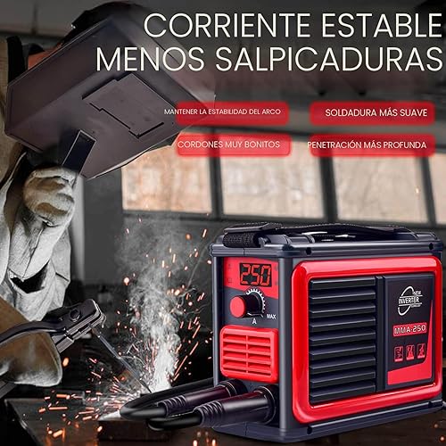 Miniatura 2 de Welding Machine, Upgraded MMA-250A 110V Welder Machine,Portable Stick Welder IGBT Digital Display LCD,Home DIY Arc Welder,Hot Start Arc Force