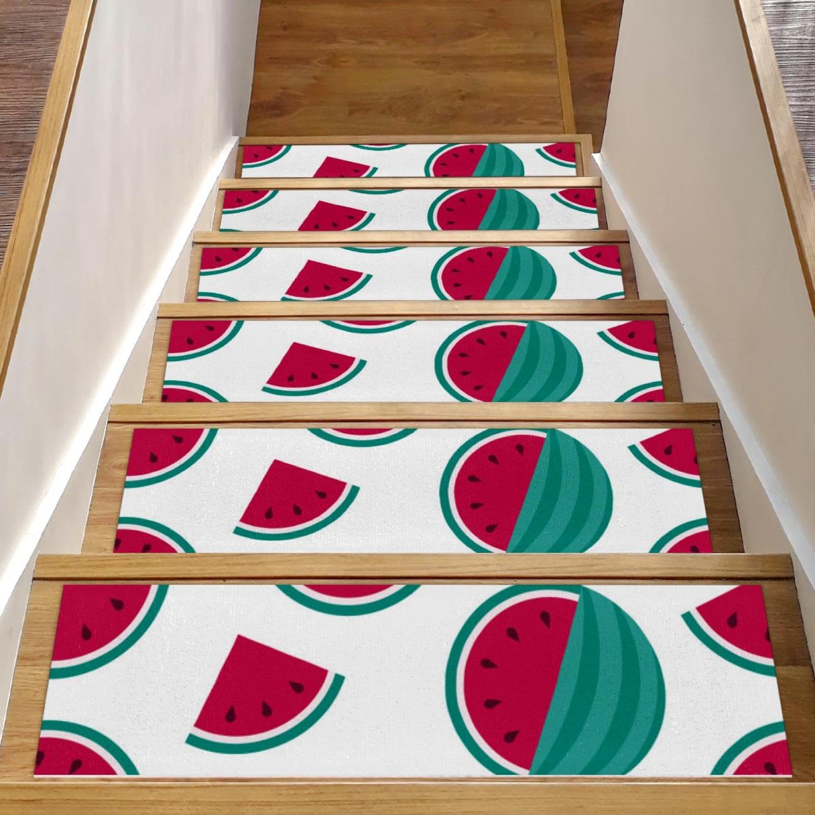 Alfombras para peldaños de madera con reverso antideslizante seguro
