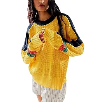 Waffle Knit Tops for Women Y2K Boho Floral Long Sleeve Slim