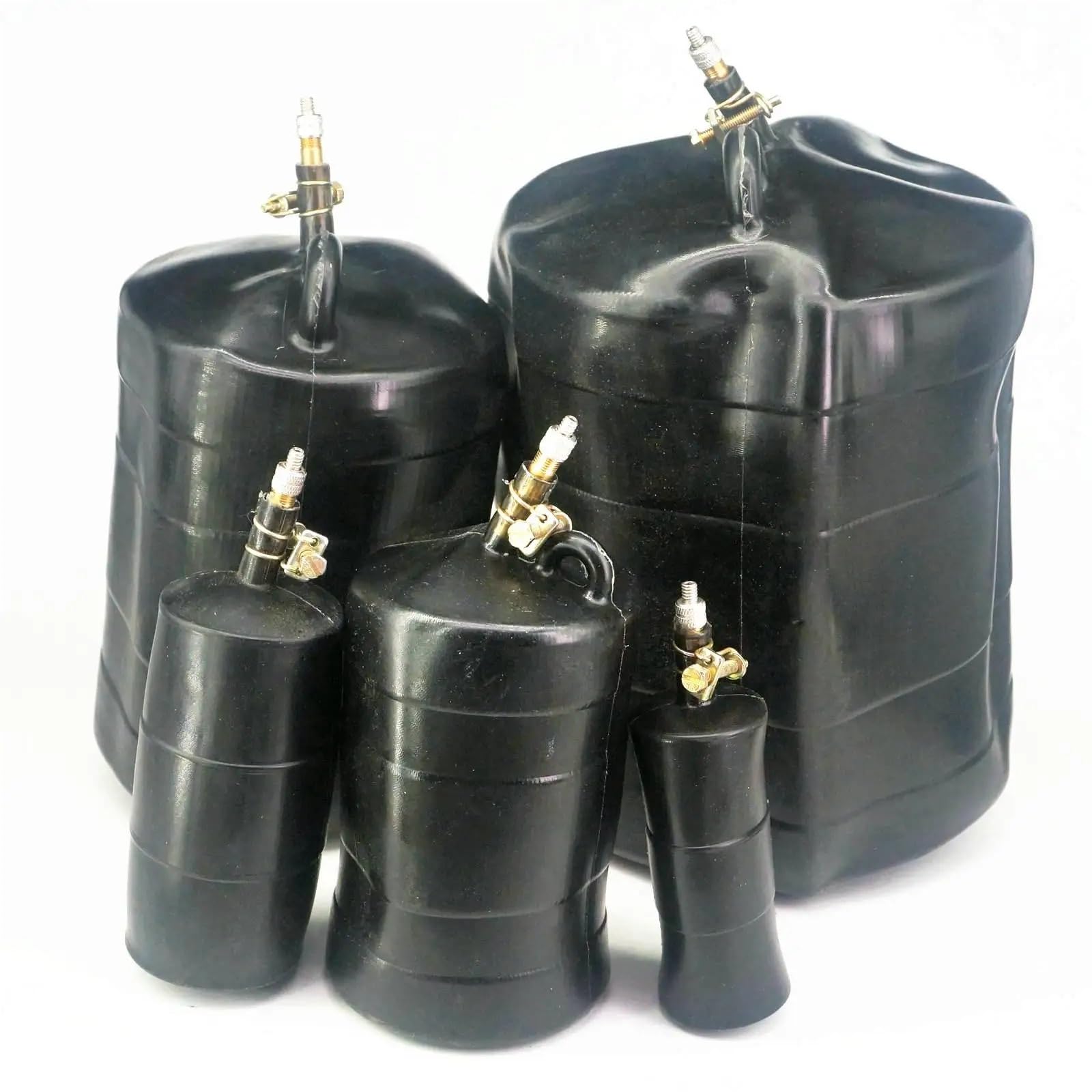 Tubo de Ajuste de Caucho Natural I/D 50-300 mm Bolsa de Aire de Drenaje de Caucho Natural Bloque de tapón de Tope Inflable 0,25 Bar 4 mm de Espesor(195-210mm)