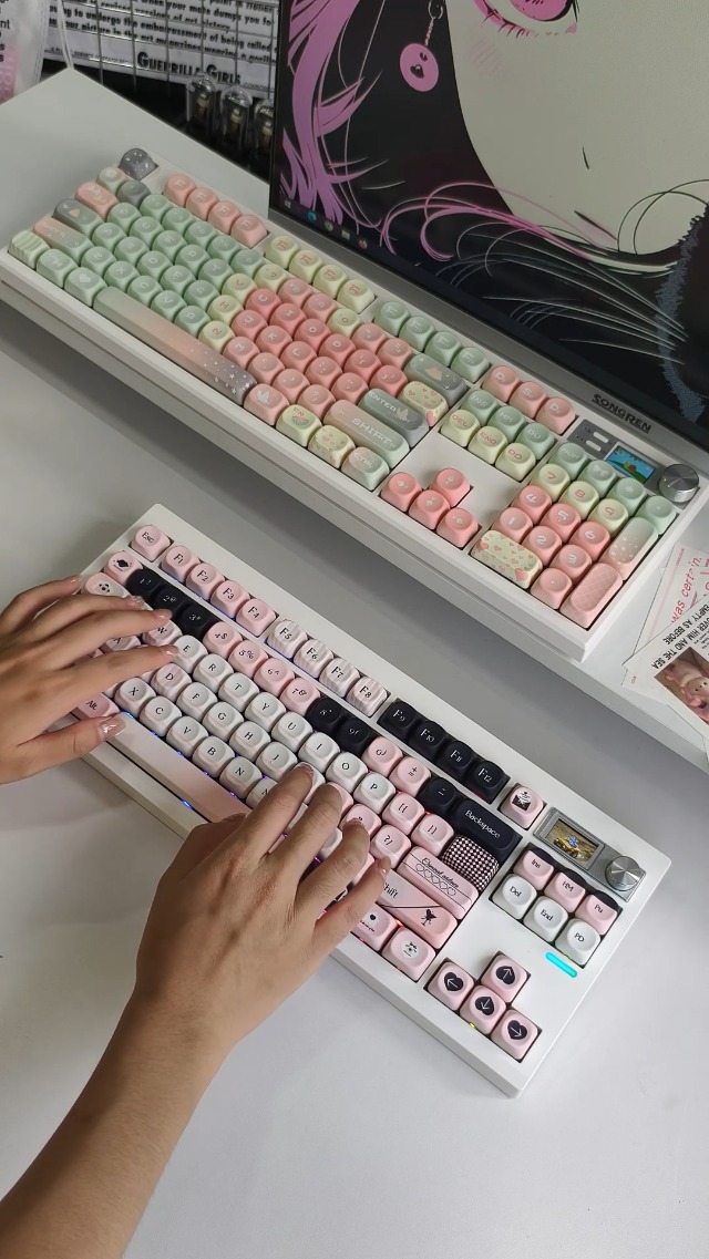 Amazon.com: ZMX GMK87 Keyboard Barebones Kit,Gasket Mount