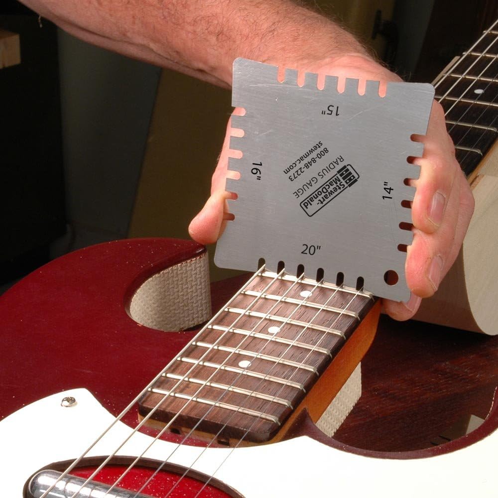 StewMac Radius Gauges, Notched and Smooth - Set of 6